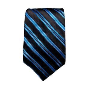 Insignia by Martin Wong Brown Blue 100% Silk Men’s Tie.